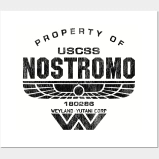 Property of USCSS Nostromo Lts Worn Posters and Art